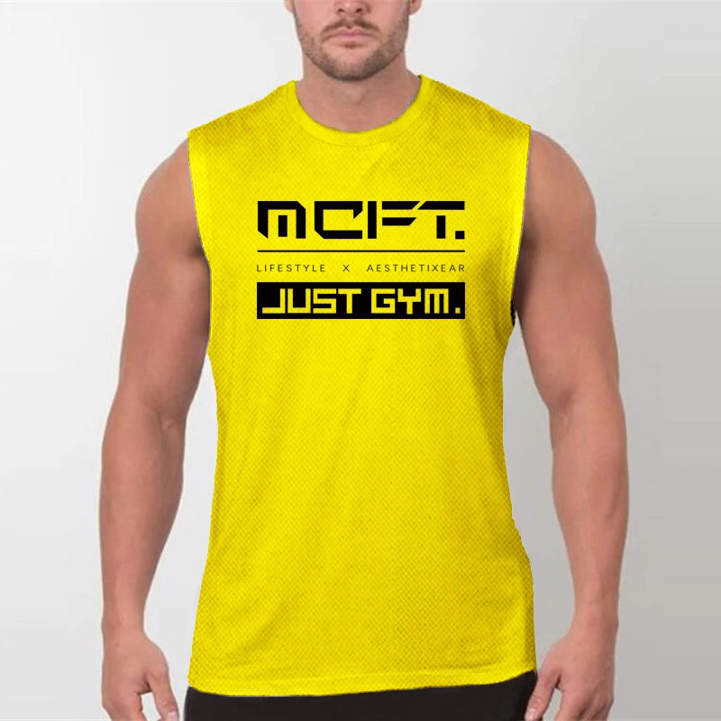 Tank Top Muscle - Camisetas de Esporte em Malha de