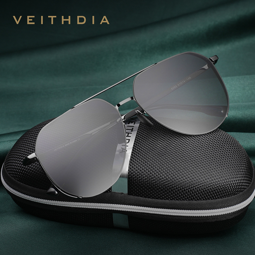 Sunglasses Aviator Polarized - Óculos de sol masculinos de marca