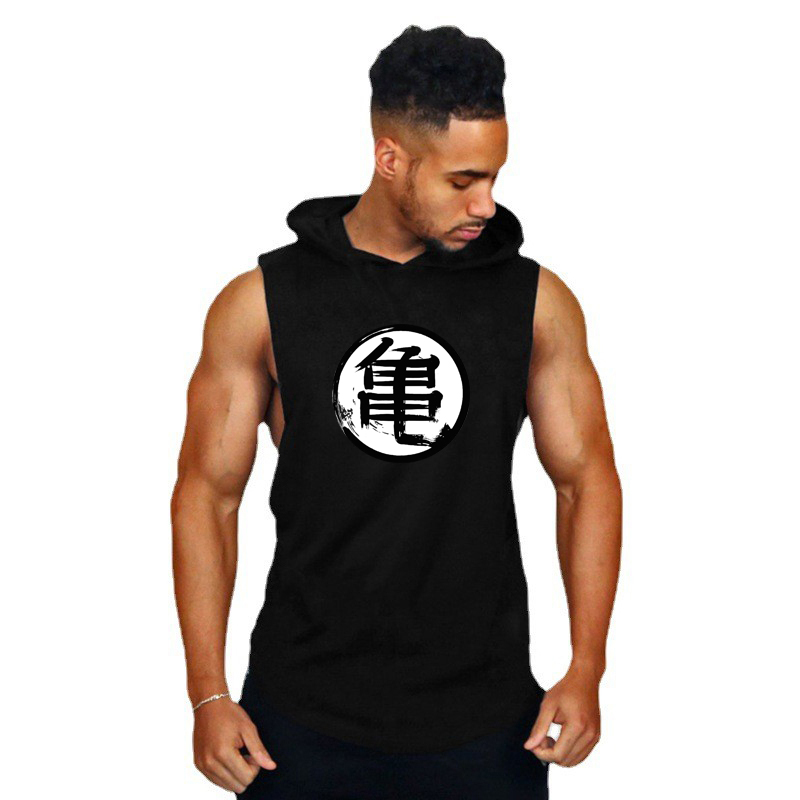 Tank Top Muscle - Camiseta Sem Mangas com Capuz para