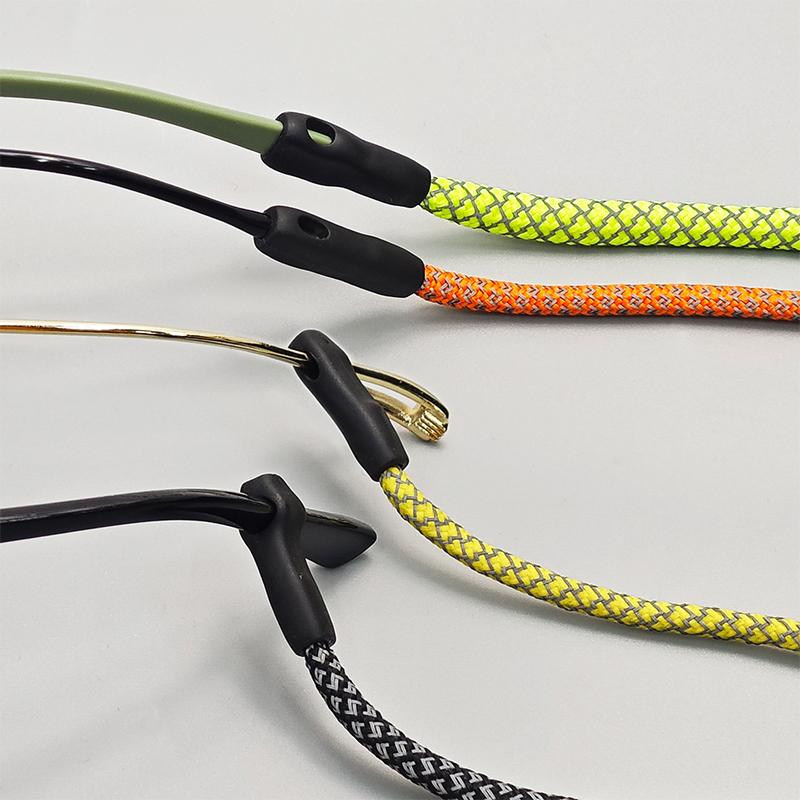 Sunglass Retainer Cord - Corda para Óculos Antiderrapante, Cordão Refletivo