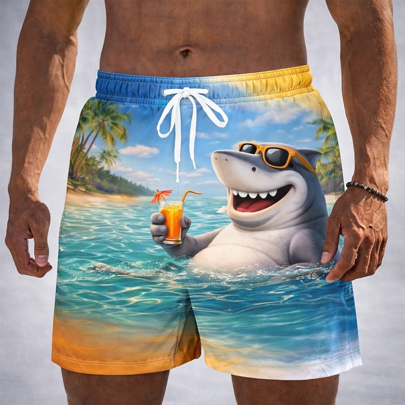 Calções de banho com estampa d - Trunks Board Surf avaliação e preço