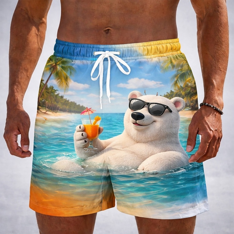Calções de banho com estampa d - Trunks Board Surf avaliação e preço