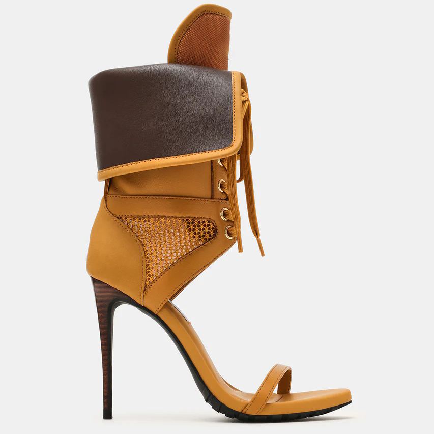 Sandálias Femininas de Salto A - Casual Sandal Leather avaliação e preço
