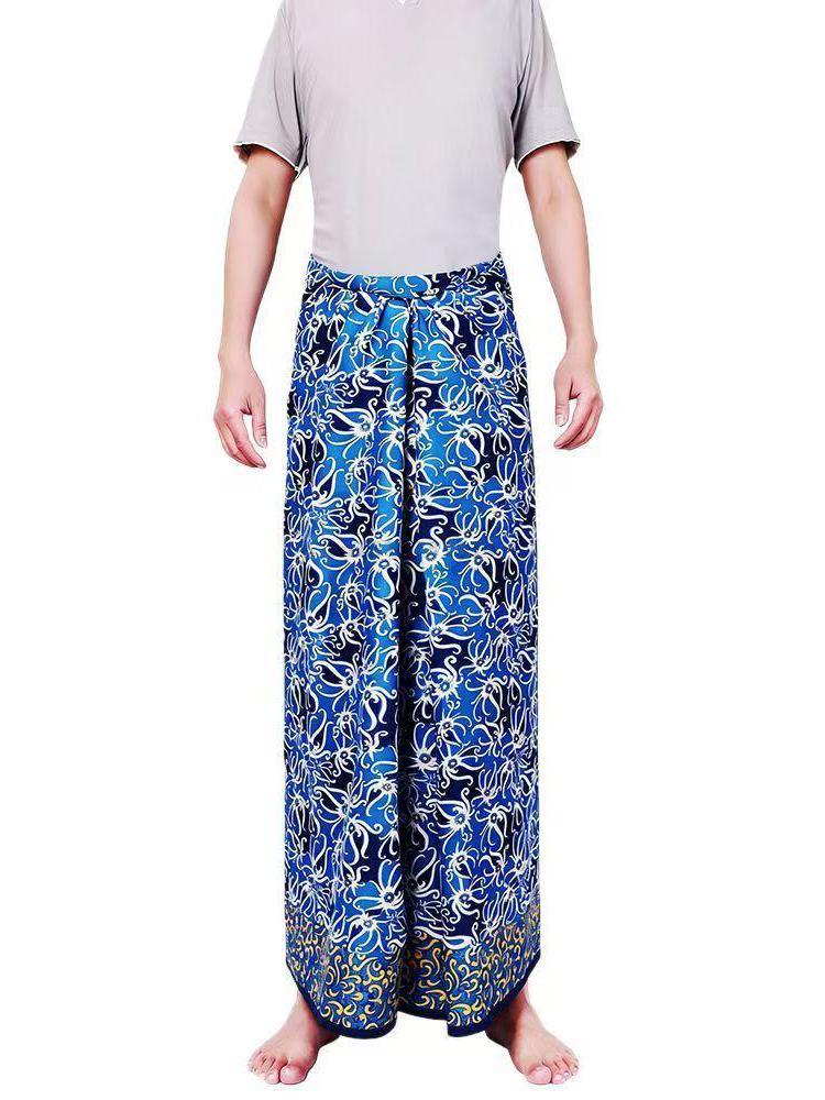 Sarong Unissex Longyi Lungi Ba - Sarong Men Wrap avaliação e preço
